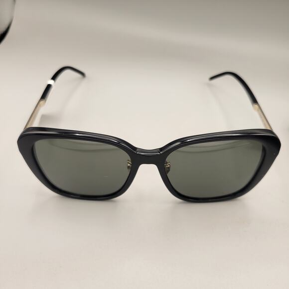 New Saint Laurent SL M78/F 002 Black Plastic Oversized Sunglasses Grey Lens - Picture 9 of 12